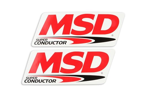 MSD 32829 Super Conductor Spark Plug Wire Set, Red