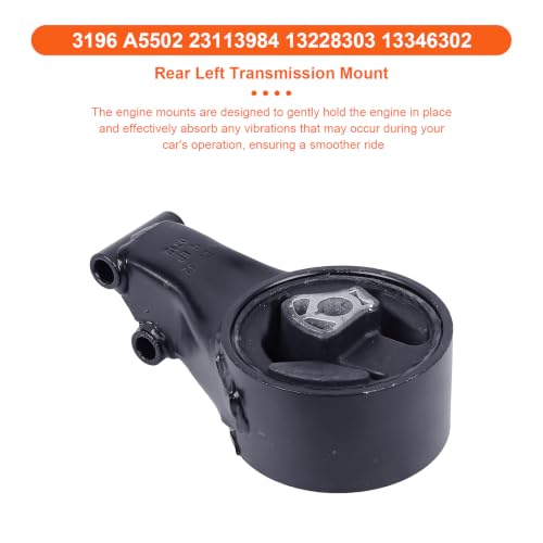 Engine Motor Mount Compatible with Buick Cascada 16-19 L4 1.6L,Chevrolet Cruze 11-16 L4 1.4L/ 10-16 L4 1.8L/ Cruze Limited 16 L4 1.4L/1.8L,Replacement for A5430 A5479 A5508 A5502 - size: 16-19 Buick Cascada L4 1.6L