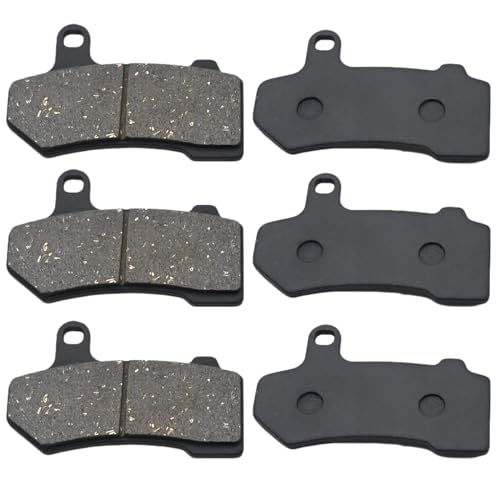 Front and Rear Brake Pads Replacement for Harley Road Glide 2008-2021, for FLHX Street Glide 2008-2022, for Road King 2008-2022, for FLHTCU Ultra Classic Electra Glide 2008-2015
