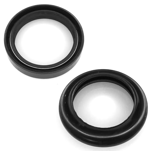 Fork Seals Dust Seal Kit for Honda, Motorcycle Front Fork Oil Seals Dust Seal Wiper Replace Kit for Honda Shadow VLX 600 VT600 1988-2008 Nighthawk 700S CB700SC 1984-1986, Engine Accessories(4PCS)