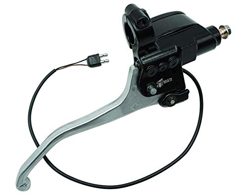 M MATI Left Front Brake Master Cylinder with Brake Light Switch for Polaris Sportsman 550 850 1000 Scrambler 850 1000 2203051&2202794