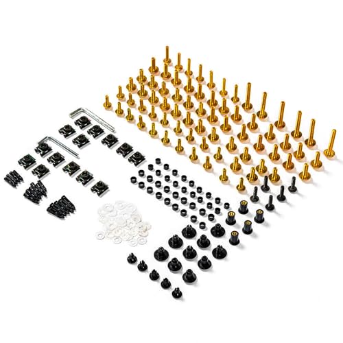 Motorcycle Fairing Bolt Kit Screws Kit For Honda CBR500R 2013-2018 Gold - color: Gold