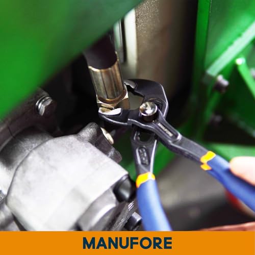 MANUFORE Water Pump Pliers, 7/10/12 Inch Tongue and Groove Pliers Set - style: 7-10-12 in