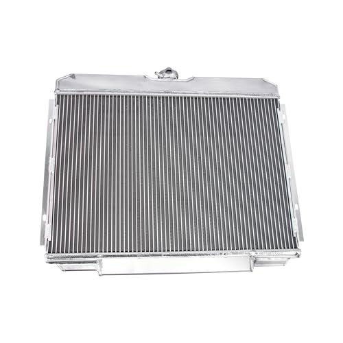 3 Row Aluminum Radiator Compatible with 1967 1968 1969 1970 Ford Mustang Mercury Cougar V8 24" W Core Radiators