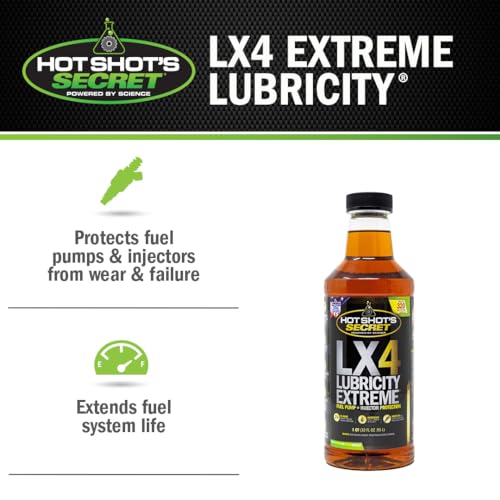 Hot Shot's Secret LX4 Lubricity Extreme Fuel Additive, 32 oz - style: 32 fl. oz. (1 Count)