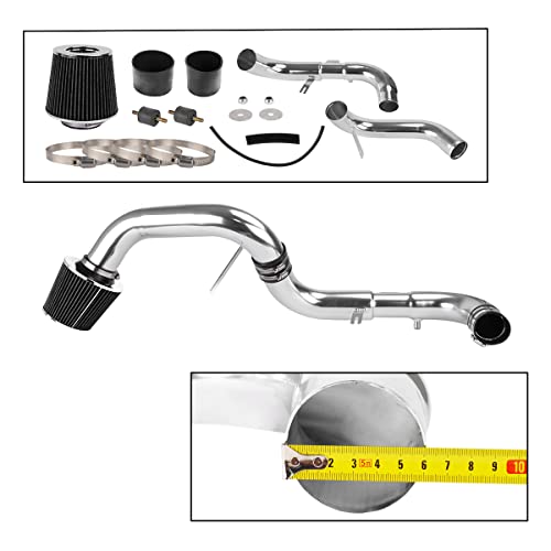 PHILTOP 3" Cold Air Intake Kit for 2006-2011 Honda Civic DX/EX/LX, Black - color: Black, size: 2006-2008 Honda Civic 1.8L