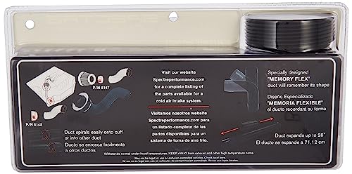Spectre Performance 8741 Black 3" Air Duct Hose