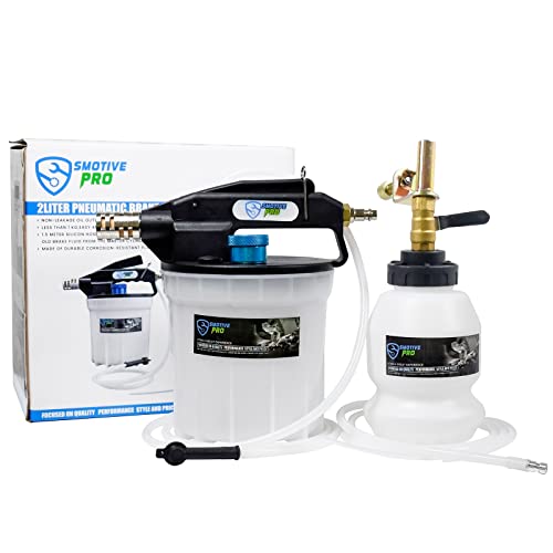 SMOTIVEPRO 2L Vacuum Brake Bleeder Kit Pneumatic Brake Fluid Extractor Pump - size: 2L Pneumatic Brake Bleeder Pump