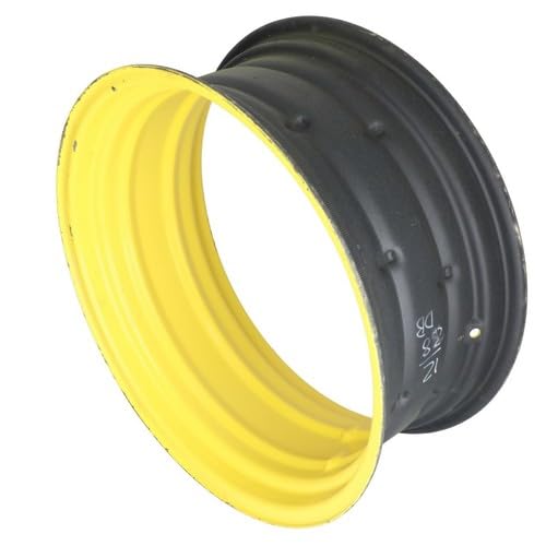 All States Double Bevel Rear Rim - 12" X 28" Yellow