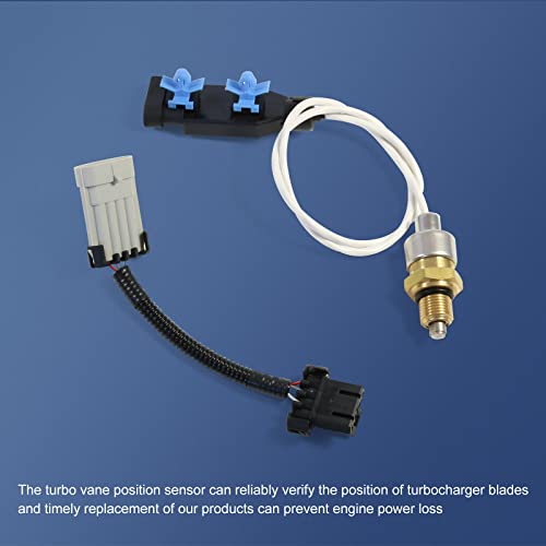 Turbo Charger Vane Position Sensor Kit Compatible with Chevy GMC Silverado Sierra 2500 3500 Duramax LLY LBZ LMM LML 6.6L Diesel 2004.5-2015 Replaces# 904-235 12643471 12635324 763527-0512
