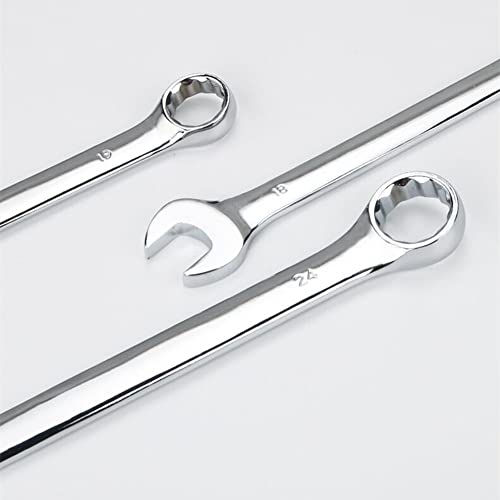 FLZOSPER 24mm Metric Wrench,12-Point Box End Head Combination Wrench Spanner