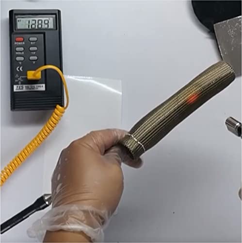Spark Plug Wire Heat Shield Spark Plug Wire Heat Shield Sleeve Spark Plug Boot Protector Boots Wrap for SBC BBC 350 454 8PCS Plug Wire Covers - 2500F High Temp (titanium) - color: Titanium