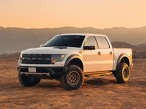 RockTrix RT110 17 inch Wheel for 2004-2026 Ford F150, 17x9 6x135 Rims -12mm Offset, 4.5in Backspacing, Matte Bronze, 2200 lb Weight Rating, Also compatible with Bronco Raptor - color: Matte Bronze, size: 17x9 -12mm offset