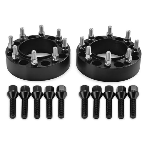 Wheel Spacers 2inch, 8x170mm, CB 125mm Compatible with 2003-2025 F250 F350 Super Duty (with Inner Lip/Hub-Centric)