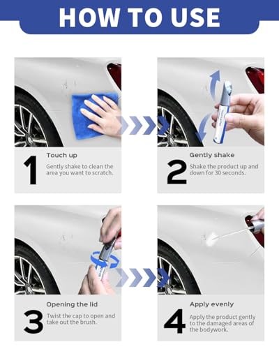 1J4 Silver Lining Metallic Touch Up Paint Compatible with Lexus Exact Match–Chips and Nicks Touch Up - color: Silver Lining Metallic(1J4) for CT200h/ES200/250/300h/NX200/300/300h