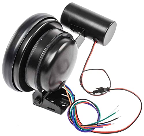 5 in. Tachometer with Shift Light and Peak RPM Memory Recall, 0-10,000 RPM