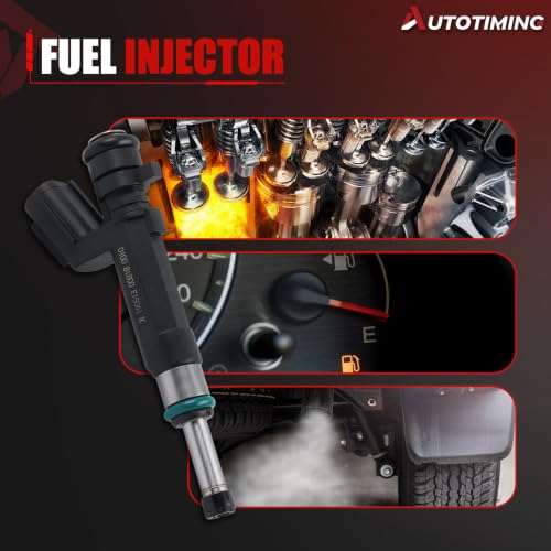 16600-1KT0A Fuel Injector Set of 4 Compatible with 2012-2019 Versa 1.6L
