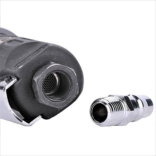 Air Ratchet Wrench 3/8 Inch Pneumatic Ratchet Wrench Drive Tool Heavy Duty Air Wrench Black - size: 3/8''
