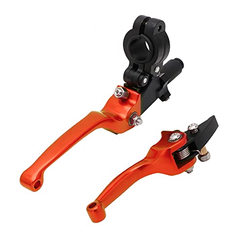 JFG RACING Dirt Bike Brake Clutch Lever 7/8" 22mm for CRF50 KLX SSR TTR 110 - color: Orange