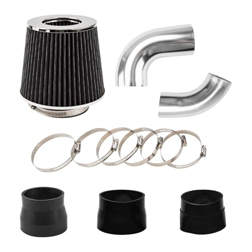 PHILTOP 3.5" Cold Air Intake Kit Fit for 1996-2004 GMC Sonoma 4.3L - color: Black, size: 1996-2003 Chevrolet S10 4.3L
