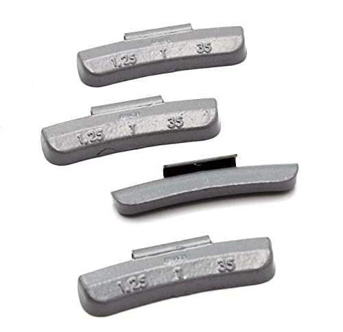 T Series Hammer on ZINC Wheel Weights Coated (1.25oz) Box of 50pcs - size: 1.25oz