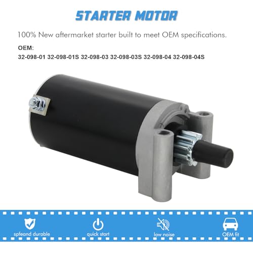 1999-1140051 Kohler Starter 7000 Series Starter Motor Replacement Compatible with Cub Cadet Kohler LT1045 LT1050 GT1554 I1046 LTX-1050 LTX-1046 XT1 XT2 RZT-50 20HP-22HP 23HP-25HP 26HP 27HP