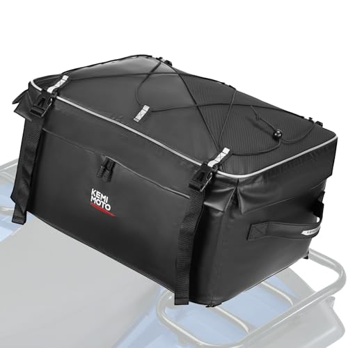 KEMIMOTO ATV Storage Bag for Front Rear Rack 900D Water-Resistant