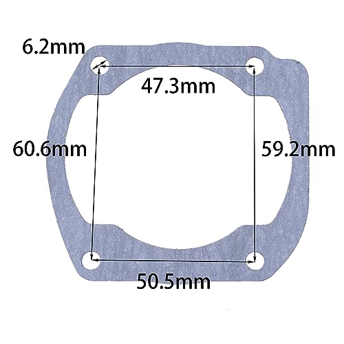 50MM Cylinder Piston Ring Assembly For Husqvarna 362 365 371XP 372XP 375K Saw, Cylinder, Piston, Rings, Circlips, Pin, Intake Manifold, Decompression Vavle, Spark Plug