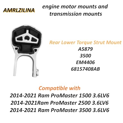 Engine Motor Transmission Mount Kit for Ram ProMaster 2014-2022 - size: 2014-2022 Ram ProMaster 1500/2500/3500 3.6L