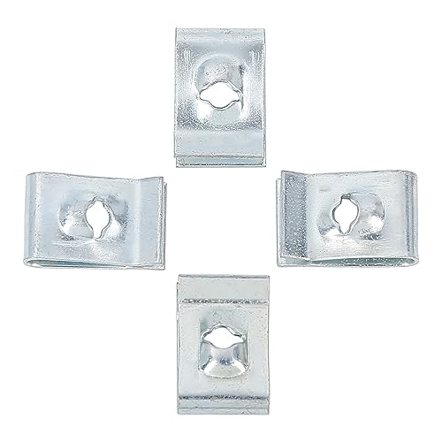 X AUTOHAUX 50 Sets 4.2x16mm U Clip Screw Assortment Car Clips - color: Silver Tone