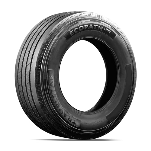 Set of 4 Travelstar Ecopath HDT ST235/85R16 14 Ply 132/127 Load Range G Heavy Duty All Steel Trailer Tires 3-Year Road Hazard Warranty Included (Tire Only) - size: ST235/85R16 14PR