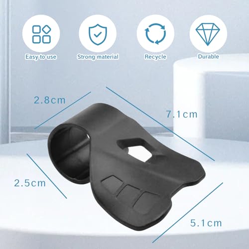NIIIYTYB 2Pcs Universal Motorcycle Throttle Palm Rest Assist Grips Tiger Cramp Buster Thumb Adapter Cruise Control Rocker Wrist Support for Throttle Control Hand Rest Accelerator