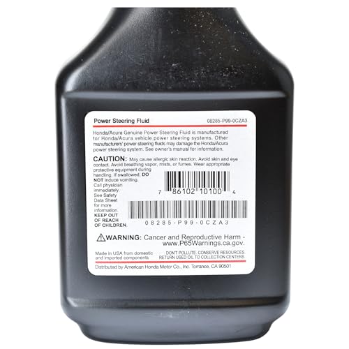 Honda 08285-P99-0CZA3 Power Steering Fluid (12 Oz) (6)