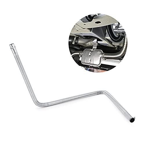color tree Stainless Steel Exhaust Pipe 1 Inch 2.5CM ID Parking Air Heater Fuel Tank Diesel Gas Vent Hose Length 47.2Inch 120CM - size: 120CM