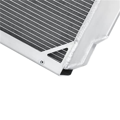 Full Aluminum Radiator compatible with 2002 2003 2004 Hummer H1 6.5L V8 Engine DIESEL 3 Row Core Radiators - size: 3 Row Radiator+CNC 1.3Bar Cap