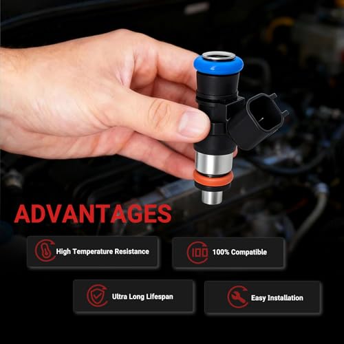 Fuel Injectors 0280158191 Compatible with Ford Lincoln 3.5L 3.7L V6 - size: 0280158191