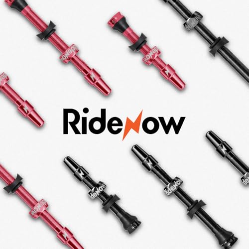 RideNow 85 mm Tubeless Presta Valve Stems, Ultralight Alloy, Pink, Pair - color: Pink, size: 85mm