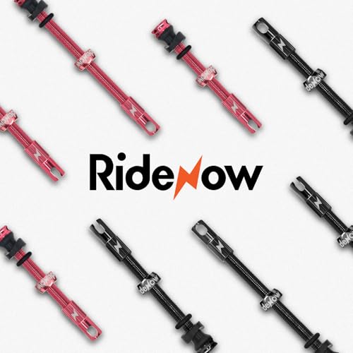 RideNow 45 mm Tubeless Presta Valve Stems, Ultralight Alloy, Pink, Pair - color: Pink, size: 45mm