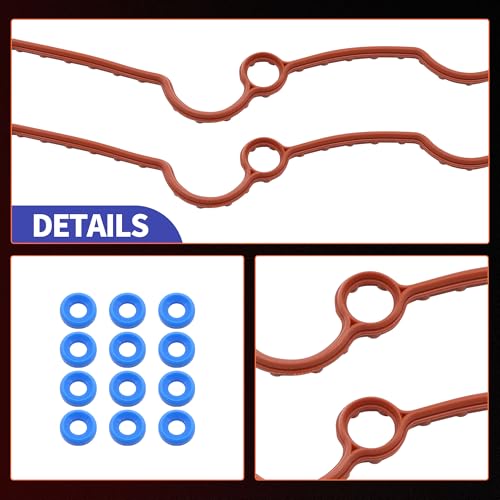HiSport VS50529R Valve Cover Gasket Set VS50323 4691206 - color: VS50529R