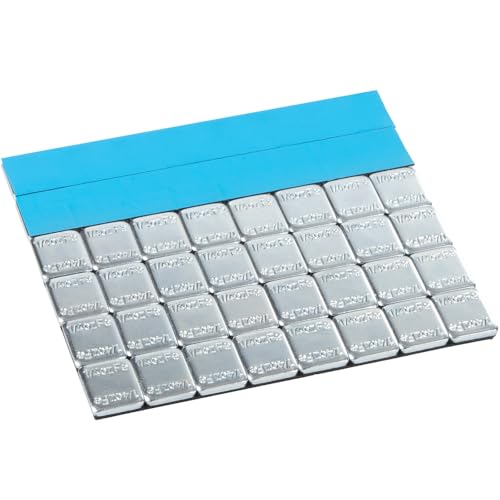 JiiinMiiin 1/4oz, 0.25oz, 48PCS Gray Steel Adhesive Stick on Wheel Weights - color: Chrome, size: 0.25oz - 48PCS