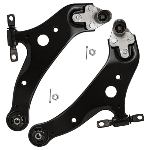Detroit Axle - AWD Front Knuckles Control Arms for 2011-2017 Toyota Sienna - size: 4CU47788/4PC