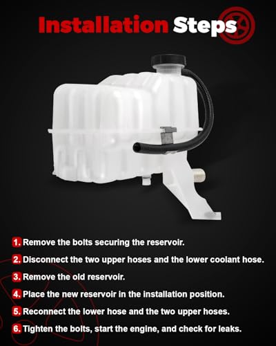 Coolant Reservoir Tank Fits for 1999-2006 Silverado 1500, Escalade - size: 603-102