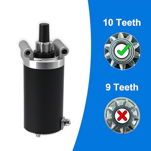 Kohler 7000 Series Starter Motor Compaitble with Kohler Courage Twin SV710 SV715 SV720 SV725 SV 710 715 720 725 Cub Cadet LT1045 LT1050 I1046 LTX-1050 LTX-1046 XT1 XT2 RZT-50 20HP 23HP 25HP 27HP