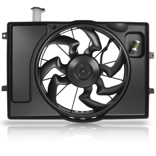 Engine Cooling Radiator Fan Assembly Fit for Hyundai Elantra 2017-2020, Elantra GT 2018-2020, Kia Forte 2019-2022, Reference Number 623820, 620-984, 25380F2000, 25380M6000, HY3115156 - size: 623820, HY3115156