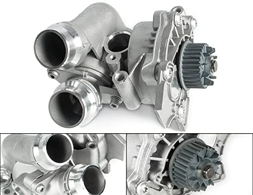 Electric Engine Water Pump Assembly Compatible with 2008-2016 Audi A3 A4 A5 A6 Q3 Q5 TT Quattro Allroad VW Beetle CC Eos GTI Jetta Passat 2.0L,Replaces#OE 06H121026CQ 06H121026AB