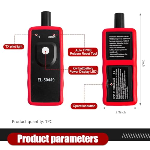 EL-50449 Ford TPMS Relearn Tool, TPMS Reset & Programming Tool, Tire Pressure Monitor System Reset Train Tools for Ford F150 F250 F350 E150 E250 E350 Lincoln Mercury