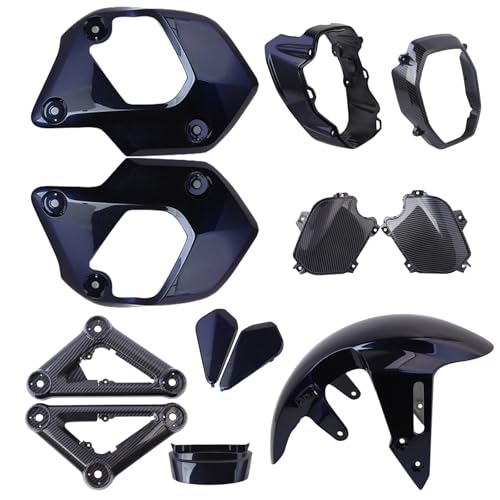 Mokuo Motorcyle Fairing Kit in ABS Material Compatible with 2021-2024 Honda Grom Msx 125 SF, Pirple Color with Chromatic Effect - style: Purple