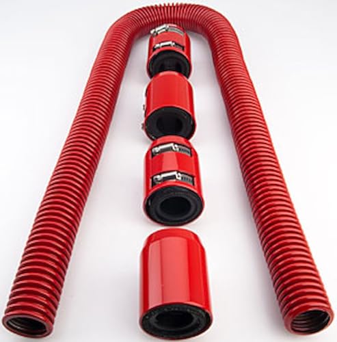 Stainless Steel Radiator Hose Kit Red