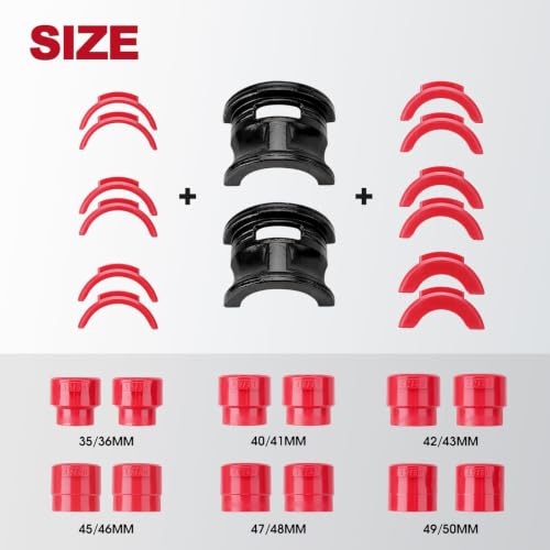 14 Pcs/Set Universal Motorcycle Fork Seal Driver Kit - 35/36, 40/41, 42/43, 45/46, 47/48, 49/50mm, Removal Installer Tool