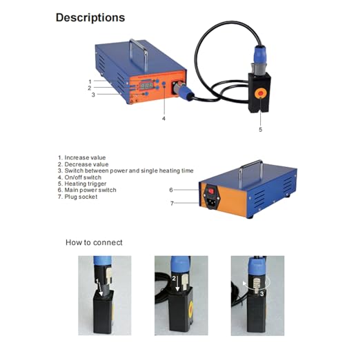 1380W PDR Car Paintless Dent Repair Removal Tool, 110V Magnetic Induction Heater Machine Hot Box, for Auto Repair Shops